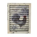 Sarahndipity Rooster Window Shutter Wall Decor SA408409
